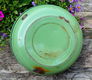 Emaille schaal - bak - reseda groen - geëmailleerd - 5 - Thumbnail