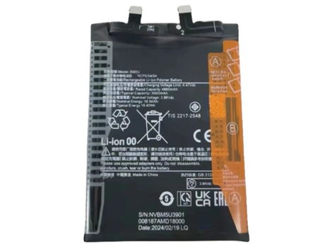 High-compatibility battery BM5U for XIAOMI Redmi Note 13 Pro+ - 0