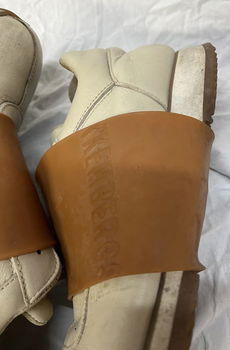 Bikkembergs beige exclusieve sneakers, elastische sluiting - 2
