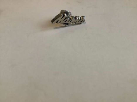 Magna pin 2.5 cm chroom, per stuk - 0