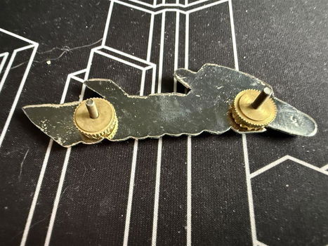 Shadow pin 7.5 cm Chrome - 1