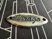 Ovaal metalen plaatje Virago, iets bijzonders - 0 - Thumbnail