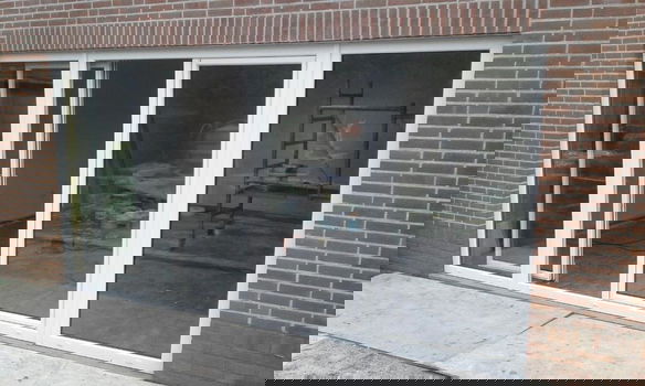 4-delige kantelschuifpuien in wit kunststof 5000 x 2100 - 0