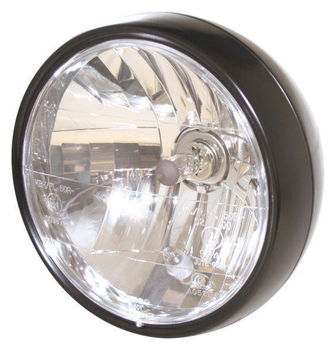 Koplamp 6-1/2 inch heldere lens (190mm) H4 12V 55/60W, per stuk - 1