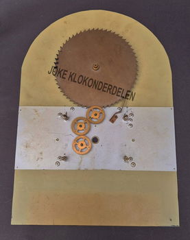 = Wijzerplaat staartklok = gebruikt =49634 - 1