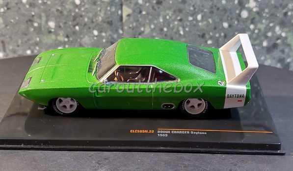 Dodge Charger Daytona 1969 groen 1:43 Ixo V1144 - 0