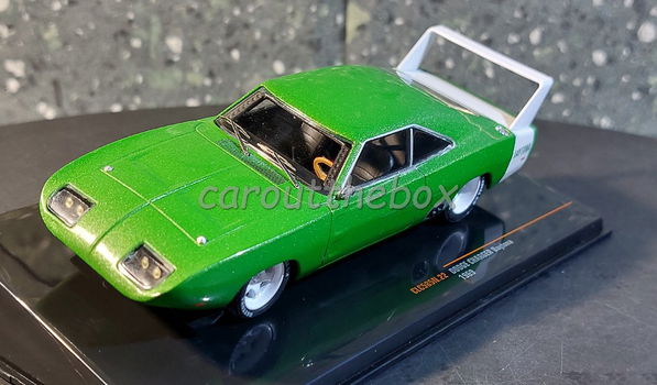 Dodge Charger Daytona 1969 groen 1:43 Ixo V1144 - 1