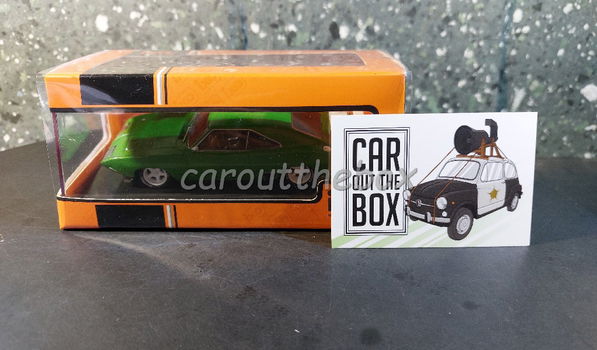 Dodge Charger Daytona 1969 groen 1:43 Ixo V1144 - 4