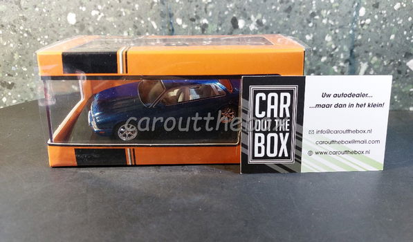 Jaguar XJ8 1998 blauw 1:43 Ixo V1145 - 5