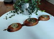 Vintage thermometer barometer hygrometer in eikenhout - 2 - Thumbnail
