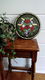 Vintage houten wandbord - beschilderd met bloemen - 2 - Thumbnail