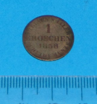 Braunschweig-Wolfenbüttel - 1groschen 1858 - zilver - 0