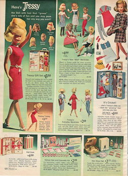 Tressy - Sears Kerst catalogus pagina 1966 - overdruk - 0