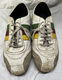BIKKEMBERGS unieke vinted sneakers/voetbalschoenen, wit/portugal collors leder, maat 45, gebruikt - 0 - Thumbnail