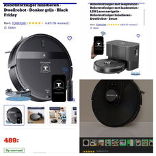 Partij robotstofzuigers
