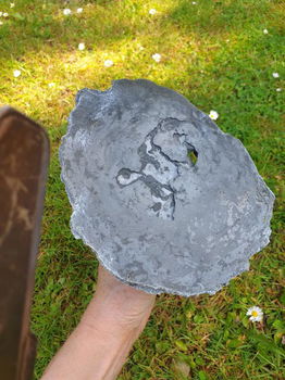 tuinbeeld van een kikker , beton - 4