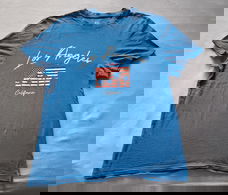 Te koop nieuw blauw T-shirt van Primark met print (maat: XL)