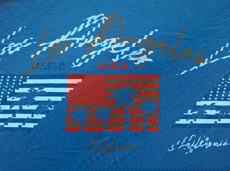 Te koop nieuw blauw T-shirt van Primark met print (maat: XL) - 6