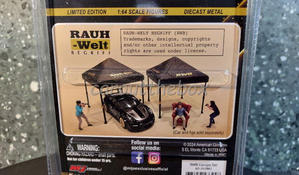 Amer. Diorama RWB Canopy black 1:64 AD551 - 1