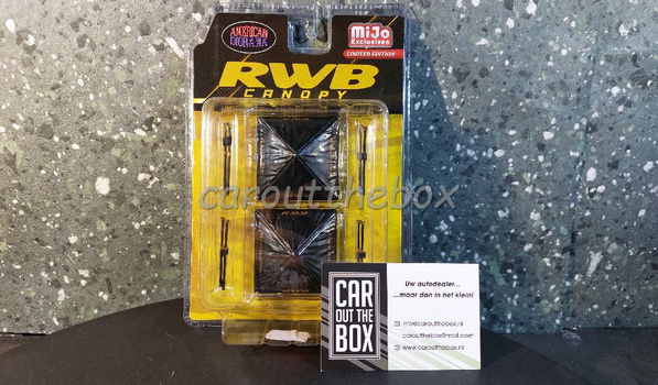 Amer. Diorama RWB Canopy black 1:64 AD551 - 3