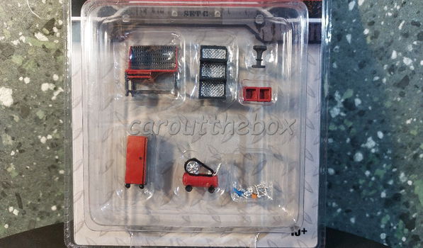Amer. Diorama Metal Tools set C 1:64 AD553 - 0