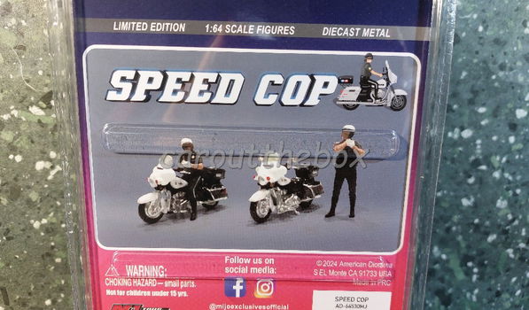Amer. Diorama Speed Cop 1:64 AD554 - 1