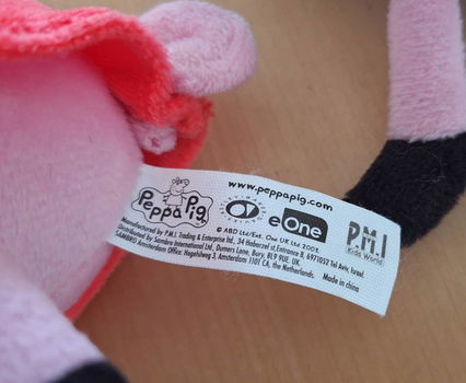 Te koop vier originele Peppa Pig Plush Clip-On Coin Purses. - 5
