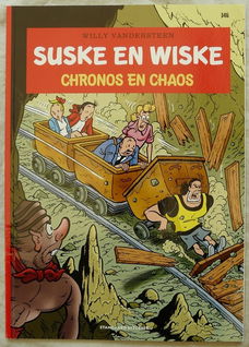 Strip Boek, Suske en Wiske, Chronos En Chaos, Nr.346, Standaard Uitgeverij, 2018.(Nr.1)