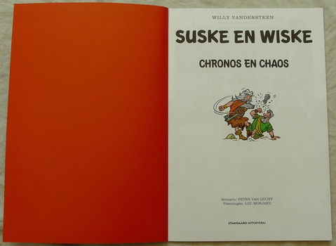 Strip Boek, Suske en Wiske, Chronos En Chaos, Nr.346, Standaard Uitgeverij, 2018.(Nr.1) - 1