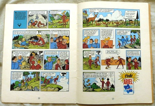 Strip Boek, Suske en Wiske, De Vergeten Vallei, Reclame uitgave: Ariel, 1981.(Nr.1) - 3