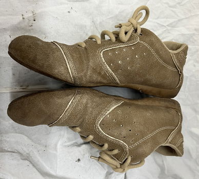Sneakers bruin daim/leder maat 39, merk onbekend - 2