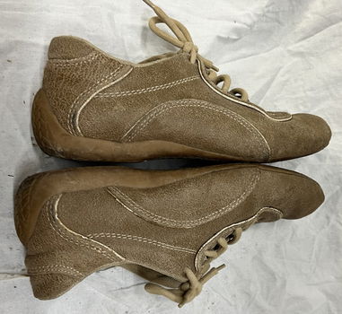 Sneakers bruin daim/leder maat 39, merk onbekend - 3