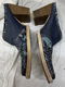 Cowboy muiltjes, me too, blauw/bruin, maat 7 1/2 (39 eu) - 1 - Thumbnail