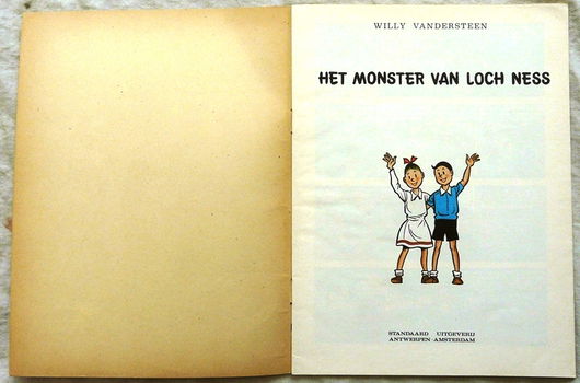 Strip Boek, Suske en Wiske, Het Monster Van Loch Ness, Reclame uitgave: Dash, 1978.(Nr.1) - 1