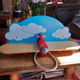 kinderkapstok, vliegtuig - hout - 0 - Thumbnail