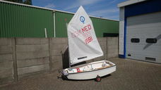 Leuke complete optimist, voor de kleine beginnende zeiler