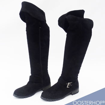 Nîo Nîo™ A-311 Black Zwart Suede Dames Laarzen | Maat 37 - 1