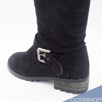 Nîo Nîo™ A-311 Black Zwart Suede Dames Laarzen | Maat 37 - 3