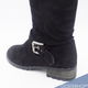 Nîo Nîo™ A-311 Black Zwart Suede Dames Laarzen | Maat 37 - 3 - Thumbnail