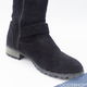 Nîo Nîo™ A-311 Black Zwart Suede Dames Laarzen | Maat 37 - 4 - Thumbnail