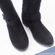 Nîo Nîo™ A-311 Black Zwart Suede Dames Laarzen | Maat 37 - 6 - Thumbnail