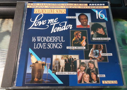 Originele CD Golden Love Songs 16: Love Me Tender van Arcade - 7