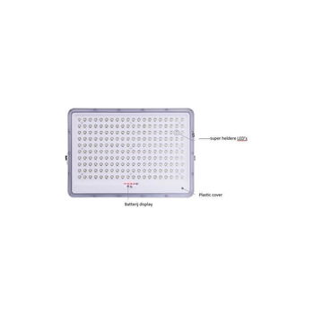 Solar LED lamp 3000 Lumen reclamebord verlichting - 3