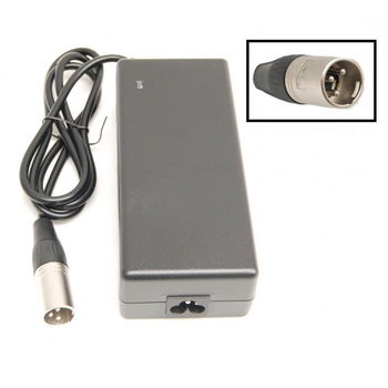 36 volt XLR neutrik plug Li-ion acculader - 0
