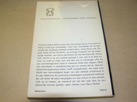 Geen Remise voor Nero Wolfe- Rex Stout - 1