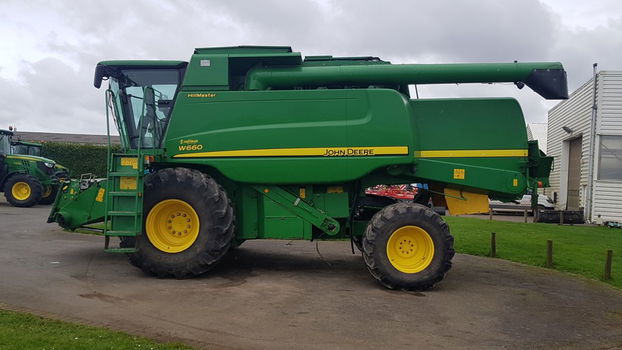 Ik verkoop mijn gebruikte John Deere T660i Pro Drive maaidorser GRATIS. - 2