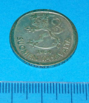 Finland - 1 markka 1964 - zilver - 1