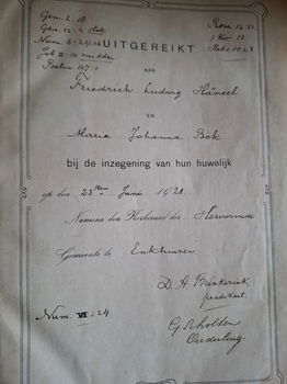 Bijbel uit 1921 - 2