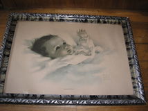 Bessie Peage Gutmann - Vintage baby schilderijtje
