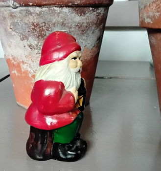 Kleine tuinkabouter - tuinkaboutertje - keramiek - 2